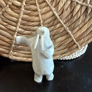 Carved Walrus Figurine